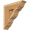 Ekena Millwork Funston Traditional Rough Sawn Bracket, Western Red Cedar, 6"W x 24"D x 24"H BKT06X24X24FST01RWR - alternate 1